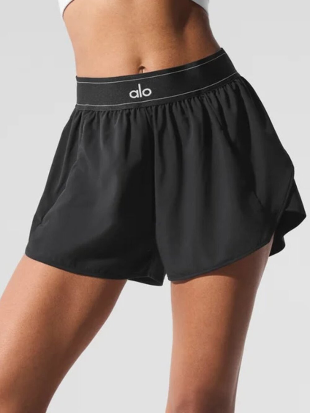 Black NWT🥰ALO Yoga Match Point Short,High Waisted🎁Lightweight and Easy to Wear
